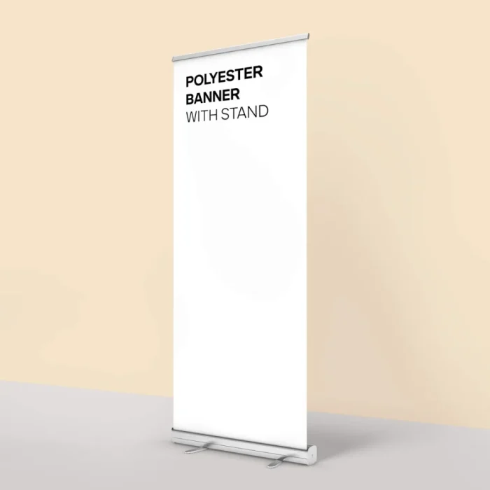 Polyester roll up banner with stand - Valkyrie - Image 2