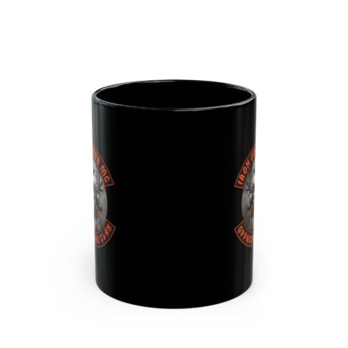 Iron Vikings Oppressors Black Mug - 11oz & 15oz Skull Design