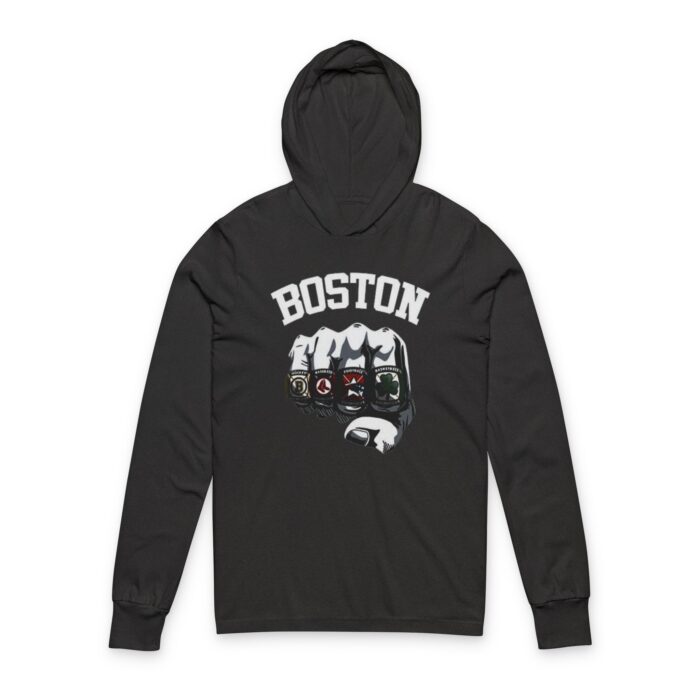 Boston Fist Unisex Hooded Tee